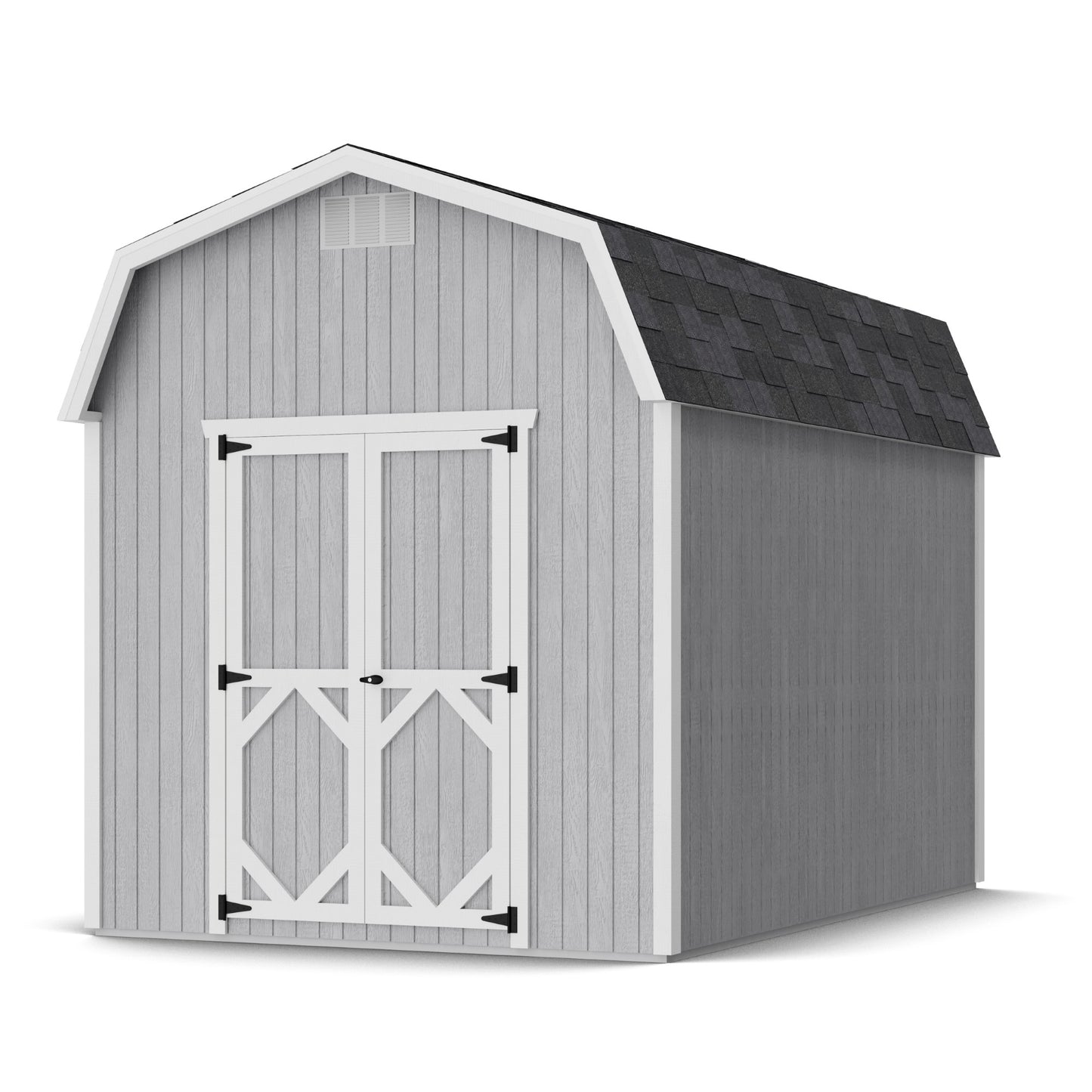 8x12 Classic Gambrel Barn with 6 Foot Sidewalls