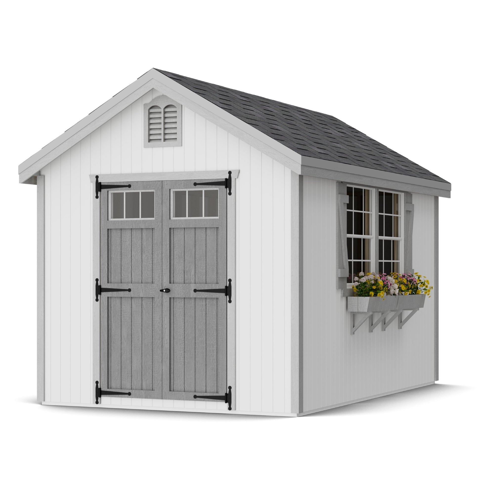 8x12 colonial williamsburg wood storage shed