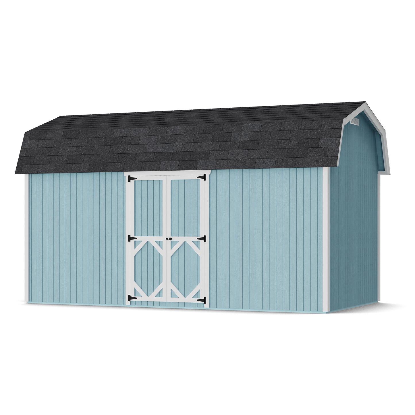 Classic Gambrel 6' Barn Shed with Side Entry