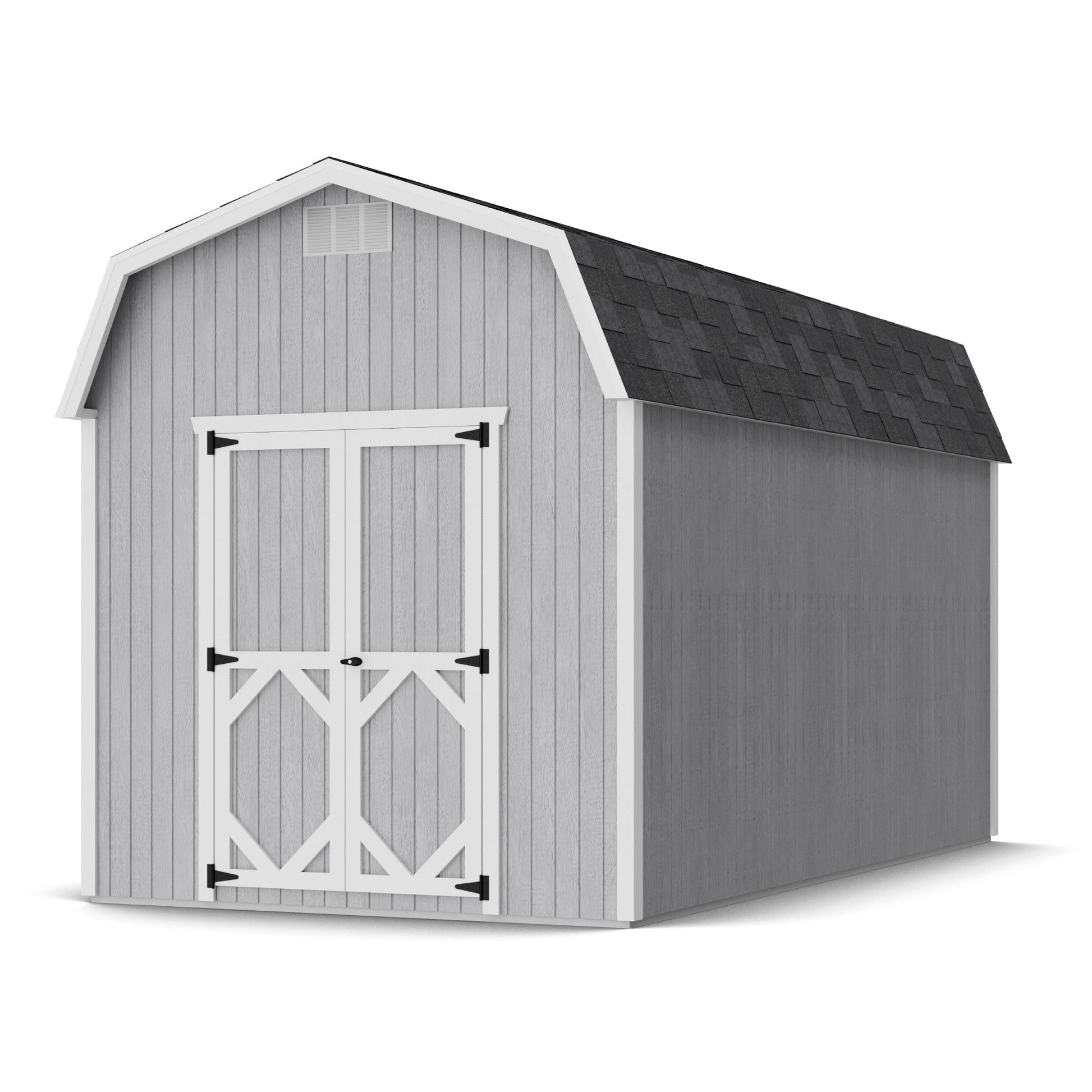 8x16 Classic Gambrel Barn with 6 Foot Sidewalls