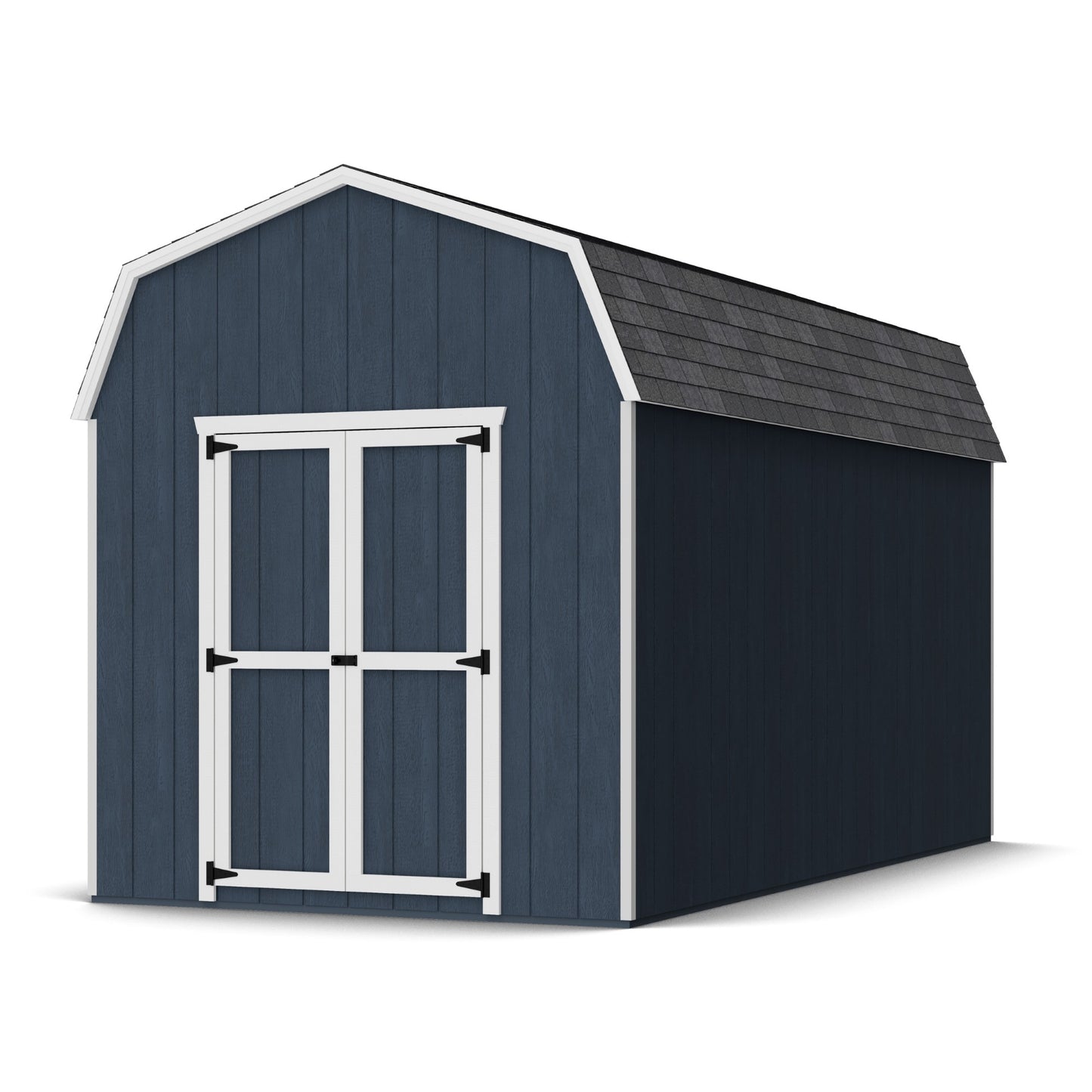 8x16 value gambrel barn with 6 foot sidewalls