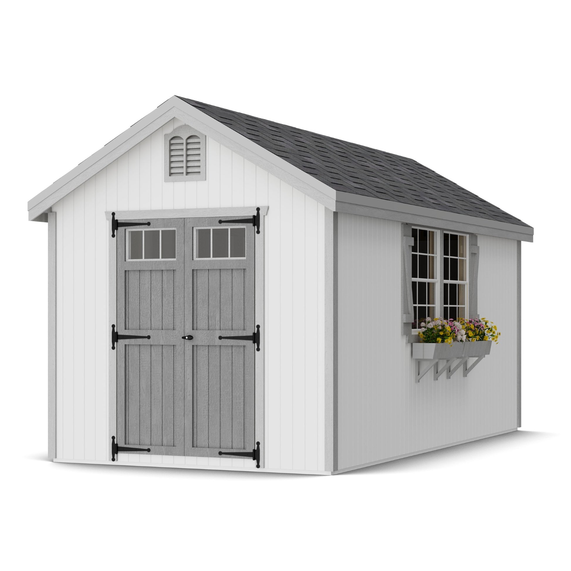 8x16 colonial williamsburg wood storage shed