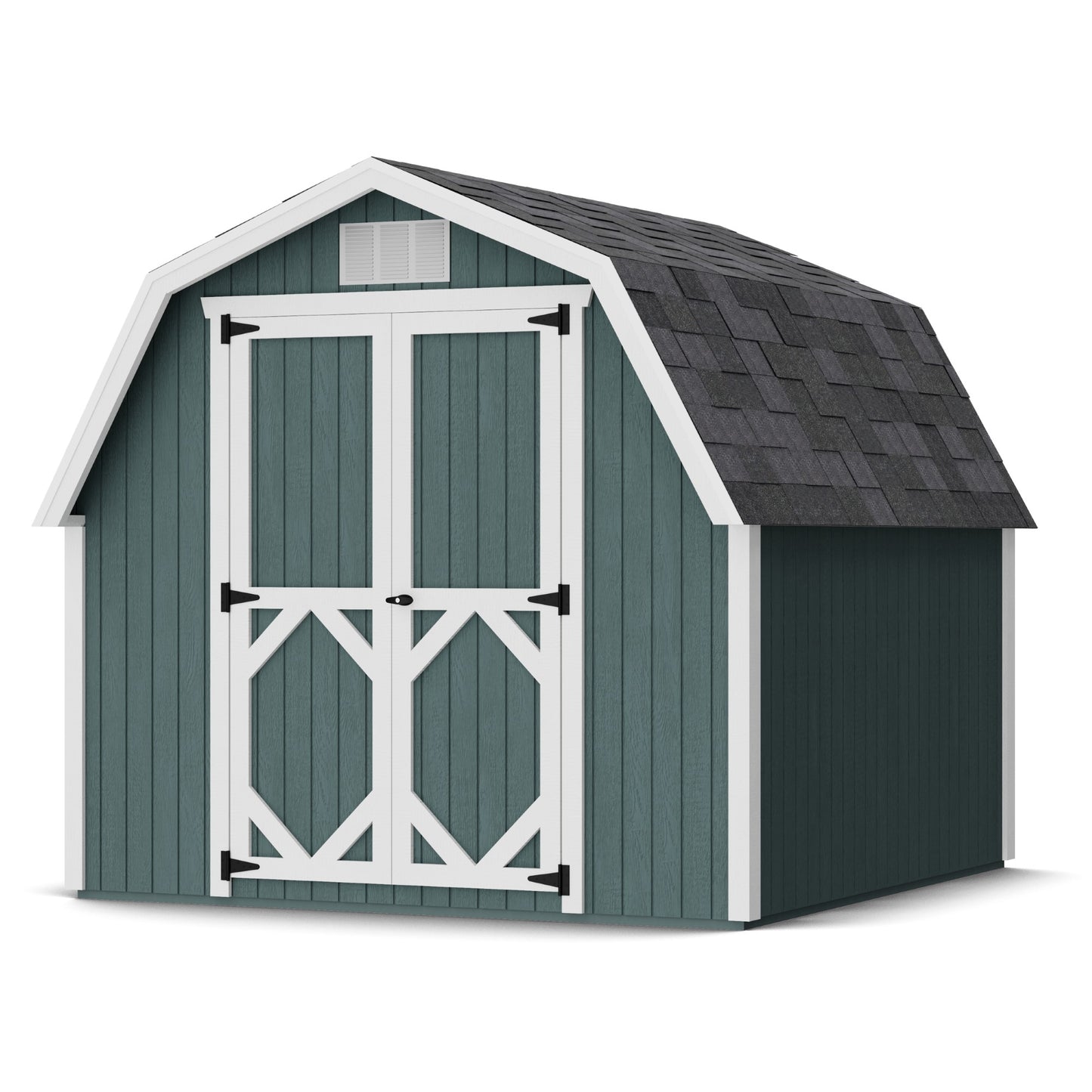 8x8 Classic Gambrel Barn with 4 Foot Sidewalls