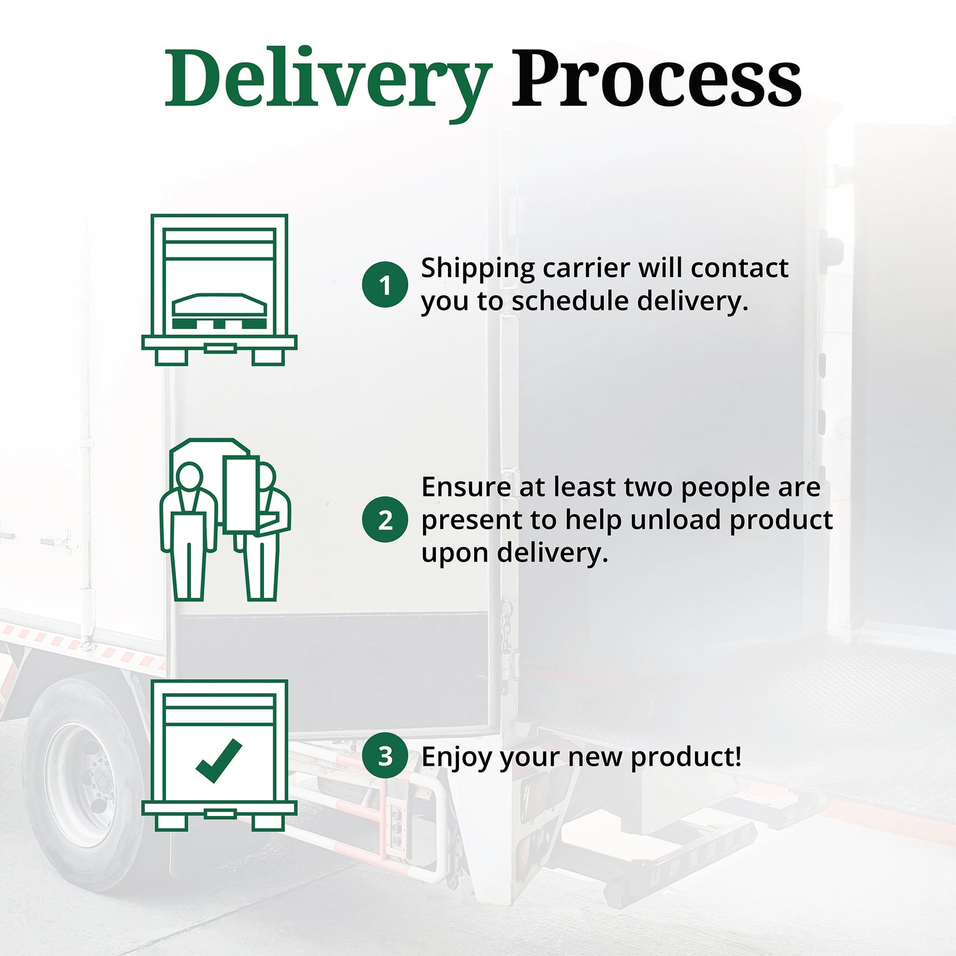 two person delivery process
