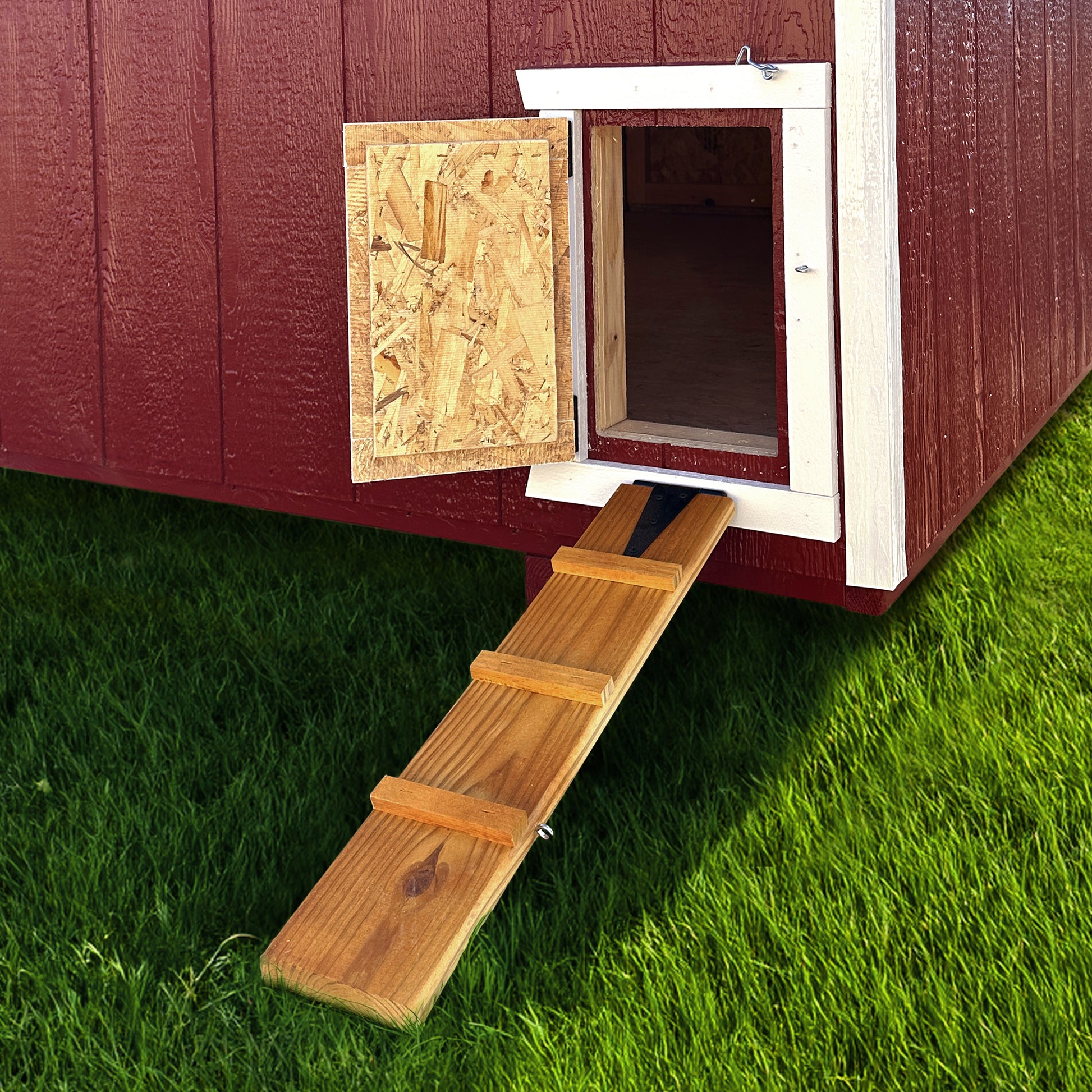 value a frame coop chicken door ramp