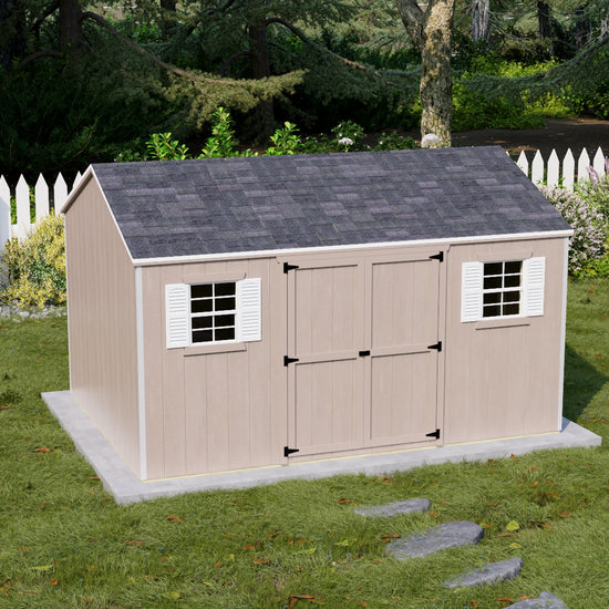 10x14 Value Workshop Shed Animation